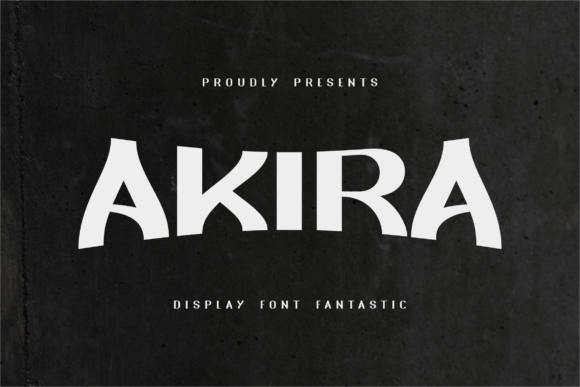 Akira Monoletter: Your Go-To Font for Vintage & Modern Design