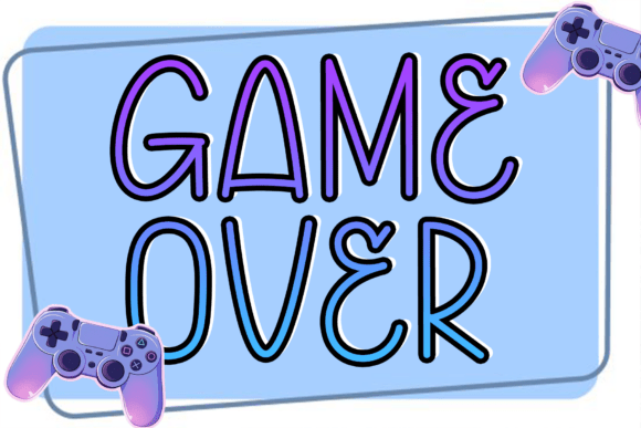 Game Over: A Typeface That Blends Arcade Nostalgia with Modern Flair