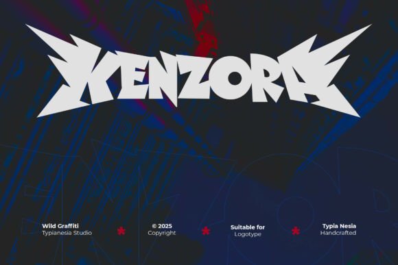 Kenzora: The Wild, Bold Graffiti Font for Legendary Designs