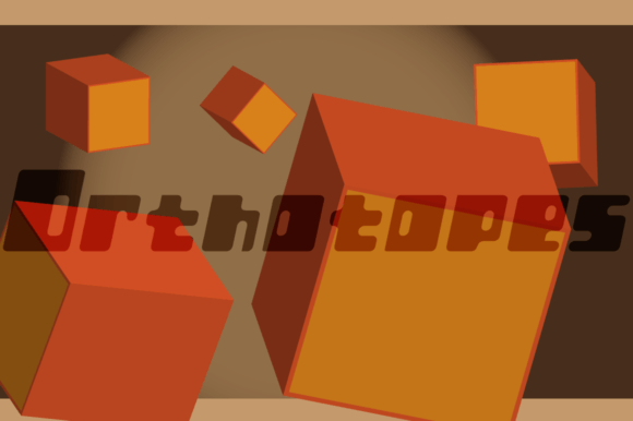 Orthotopes - Eroded: A Retro-Futuristic Typeface with Edge