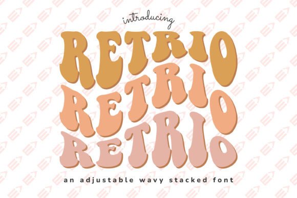 Retrio: A Groovy Fusion Font for Modern Designs