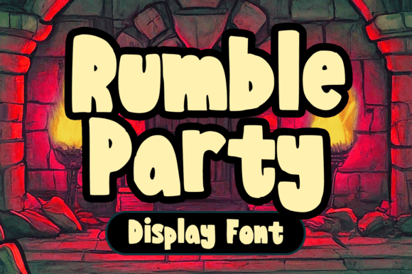 Rumble Party: Your Go-To Fun Bold Game Font for Playful Designs
