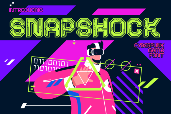 Snapshock: The Cyberpunk Typeface That Electrifies Modern Design