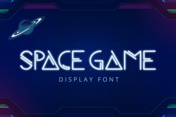 Space Game: A Font That Brings Energy and Futurism to Your Designs