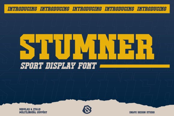 Stumner: The High-Impact Typeface for Modern Brands