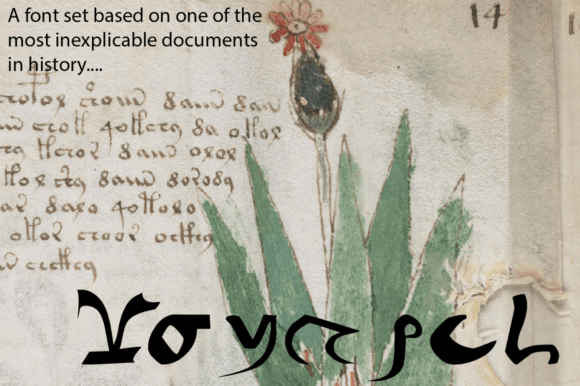 Voynich - Regular: Decoding the Alien Allure of a Mysterious Typeface