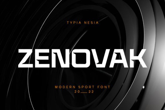 Zenovak: A Typeface Forged in the Digital Arena